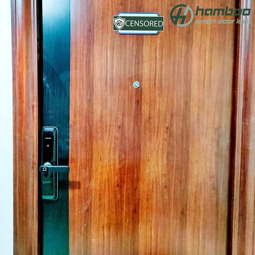 Lắp đặt khóa thông minh HSF001 cho căn hộ chung cư Hanoi Homeland