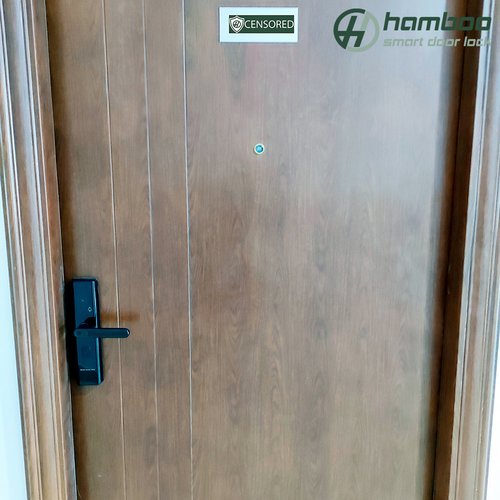 Lắp đặt khóa thông minh HSF003 cho căn hộ chung cư Ecohome 3